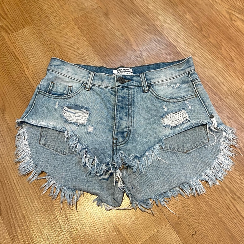 One Teaspoon Jean Shorts